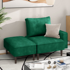 Green - U-Sofas George Oliver Green Mirvete 2 Piece Upholstered Sectional Sofa