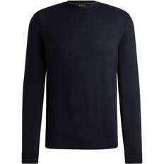 Seda Suéteres BOSS Regular-Fit Pullover aus Wolle - Blau