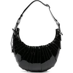Coperni Petal Patent Shoulder Bag - Black