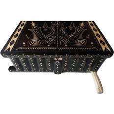 Magic Puzzle Box Hidden Key Treasure Giant Jewellery Storage Box - Black