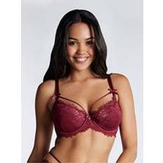 Boux Avenue Yonina Balconette Bra - Wine/Purple