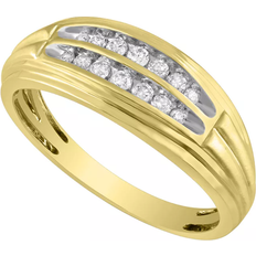 Macy's Men Rings Macy's Ring - Gold/White Gold/Diamonds