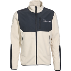 Blocked Zip Fleece - Oyster Gray