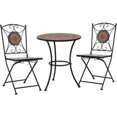 vidaXL 279691 Caféset, 1 Bord inkl. 2 Stolar