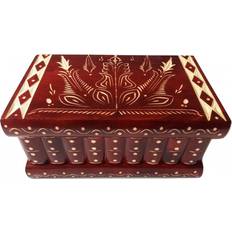 Magic Puzzle Box Giant Jewelry Storage Box - Red