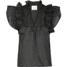 Neo Noir Jayla Bedazzled Top - Black