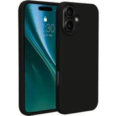 G-SP iPhone 16 Silikon Mobilskal Svart Black
