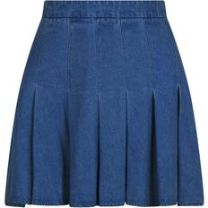 Neo Noir Laurina Denim Skirt - Dark Blue