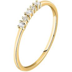 Live Diamond Damenring - Gelbgold/Recycelt