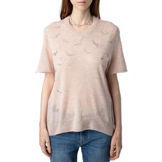 Cachemire - Femme Pulls Zadig & Voltaire Ida Cashmere Tee Sweet