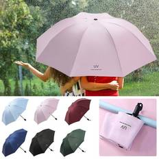 Umbrellas Moocorvic Automatic Umbrellas for Rain Small Mini Kids Umbrella Light Compact Design for Travel Lightweight Portable Sun&Rain Umbrellas