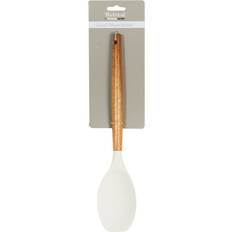 Wood Spatulas Retreat Silicone Round with Wooden Handle Spatula
