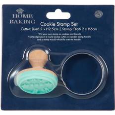 Cookie Cutters Stamp Set Green or Blue Cookie Cutter