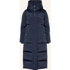 Woolrich Lang Parka Jakke til Kvinder - Blå