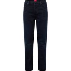 Herre - Rød Jeans HUGO Navy Jeans Med Konisk Snit - Navy