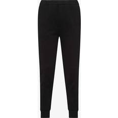 Prada Men Trousers Prada Contrast-Trim Tapered-leg Jogging Bottoms - Black