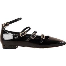 ALOHAS Skor ALOHAS Luke Onix Coffee Brown Leather Ballet Flats - Svart