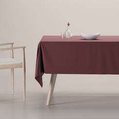 Hemtextil Dekoria Rektangulär Bordeaux Velvet Bordsduk Röd
