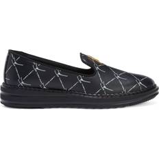 Giuseppe Zanotti Low Shoes Giuseppe Zanotti Tim Logo Lettering Loafers - Black