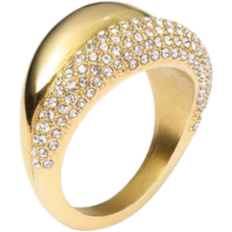 Mockberg Smycken Mockberg Pavé Daring Gold Ring - Gold