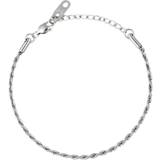 Mockberg Smycken Mockberg Thin Rope Bracelet - Silver