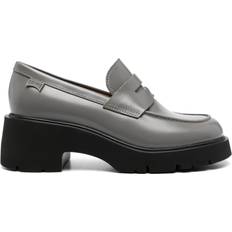 Camper Milah Loafers - Calf Leather/Rubber/Grey