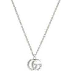 Gucci Necklaces Gucci Marmont Silver Necklace - 55cm