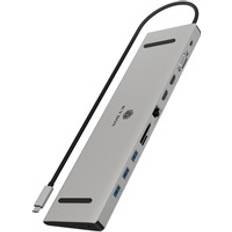 ICY BOX Computertilbehør ICY BOX IB-DK2106a USB-C Dockingstation 2 x HDMI VGA 1GbE