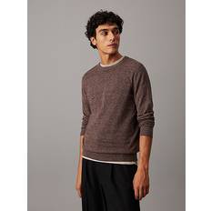 Calvin Klein Bruna Överdelar Calvin Klein Mouline Jumper - Brown