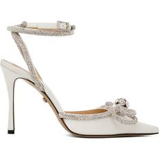 Mach & Mach Double Bow High Heels White