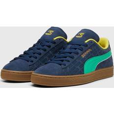 Ayrton Senna A Vida Suede Trainers - Navy