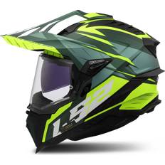 Motorcykelutrustning LS2 MX701 Explorer Crosshjälm - Grön/Gul