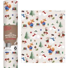 Paper Gift Wrapping Papers Cute Woodland Gift Wrap Beige