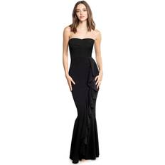 Dress The Population Paris Crepe Maxi - Black