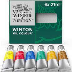 Oil Paint Winsor & Newton Winton Oil Colour Tube Set 6x21ml