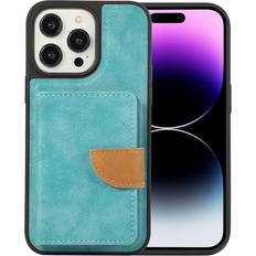 Howgari Detachable Magnetic Wallet Case for iPhone 15 Plus