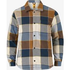 Timberland Bekleidung Timberland Sherpa Lined Plaid Overshirt - Brown