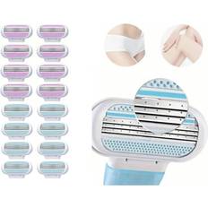 Global Items 8-pack Rakblad för Kvinnor Kompatibel med Gillette Venus