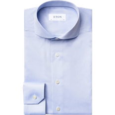 Eton Signature Twill Extreme Cut Away Collar Shirt - Light Blue