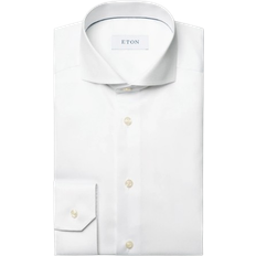 Eton Signature Twill Extreme Cut Away Collar Shirt - White