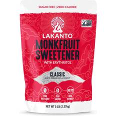 Vegan Baking Lakanto Monk Fruit Sweetener With Erythritol Classic White Sugar Replacement 80oz 1