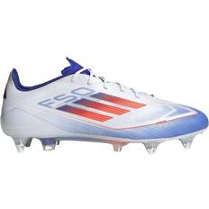 Soft Ground (SG) - Textile Football Shoes adidas F50 Elite Soft Ground - Cloud White/Solar Red/Lucid Blue