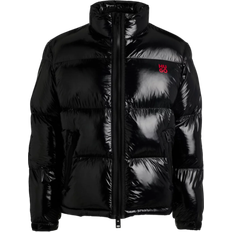 Polyamidi Vaatteet HUGO BOSS Slim-Fit Puffer Jacket - Punainen/Musta