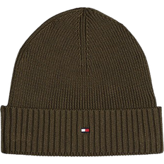 Tommy Hilfiger Accessoires Tommy Hilfiger Cashmere Flag Beanie - Army Green