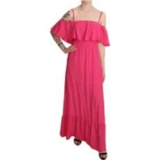 Liu Jo Off Shoulder Maxi Dress - Pink