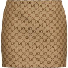 Gucci Faldas Gucci Gg Canvas Mini Skirt - Ebony