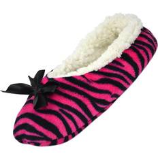 Damen - Mehrfarbig Hausschuhe Normani Damen Slipper Hausschuhe Mit Schleife - Mehrfarbig