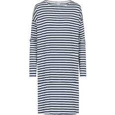 Nattkjoler Mey Cyra Nightshirt - Hvit/Marine