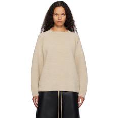 Fear of God Sweaters Fear of God Ottoman Straight Neck Sweater - Beige