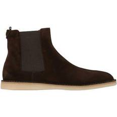 Dolce & Gabbana Suede Ankle Boots Man Boots And Ankle Brown